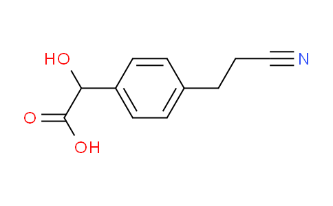CAS No. 1803798-32-4, (4-(Carboxy(hydroxy)methyl)phenyl)propanenitrile
