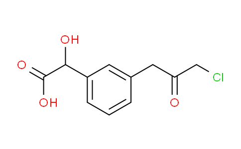 CAS No. 1803798-44-8, 1-(3-(Carboxy(hydroxy)methyl)phenyl)-3-chloropropan-2-one