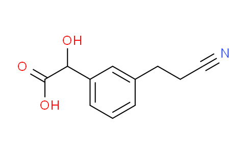 CAS No. 1804209-66-2, (3-(Carboxy(hydroxy)methyl)phenyl)propanenitrile