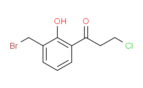 CAS No. 1804235-59-3, 1-(3-(Bromomethyl)-2-hydroxyphenyl)-3-chloropropan-1-one