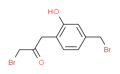 CAS No. 1804061-04-8, 1-Bromo-3-(4-(bromomethyl)-2-hydroxyphenyl)propan-2-one
