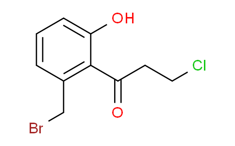 CAS No. 1804262-47-2, 1-(2-(Bromomethyl)-6-hydroxyphenyl)-3-chloropropan-1-one