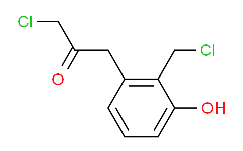 CAS No. 1804103-61-4, 1-Chloro-3-(2-(chloromethyl)-3-hydroxyphenyl)propan-2-one