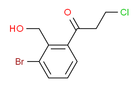 CAS No. 1804160-58-4, 1-(3-Bromo-2-(hydroxymethyl)phenyl)-3-chloropropan-1-one