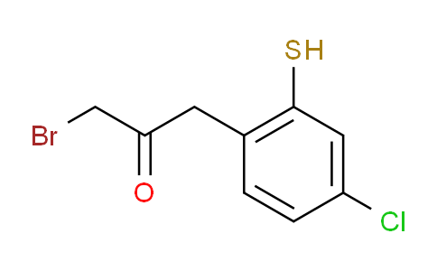 CAS No. 1806323-68-1, 1-Bromo-3-(4-chloro-2-mercaptophenyl)propan-2-one