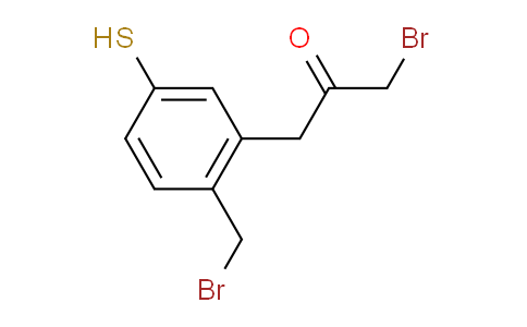 MC748981 | 1806581-10-1 | 1-Bromo-3-(2-(bromomethyl)-5-mercaptophenyl)propan-2-one