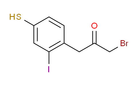 CAS No. 1804146-43-7, 1-Bromo-3-(2-iodo-4-mercaptophenyl)propan-2-one