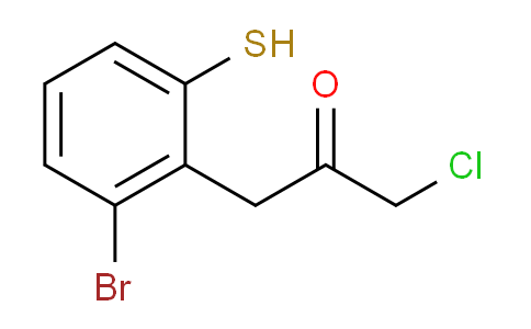 CAS No. 1807058-39-4, 1-(2-Bromo-6-mercaptophenyl)-3-chloropropan-2-one