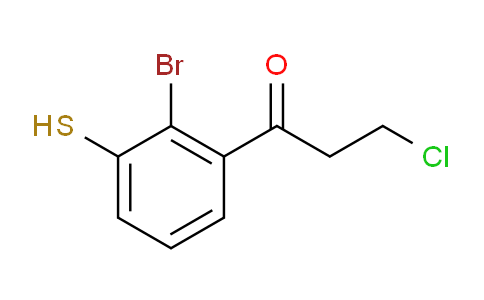 CAS No. 1804061-63-9, 1-(2-Bromo-3-mercaptophenyl)-3-chloropropan-1-one