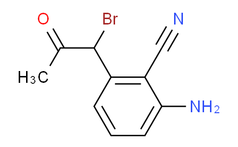 CAS No. 1804042-90-7, 1-(3-Amino-2-cyanophenyl)-1-bromopropan-2-one