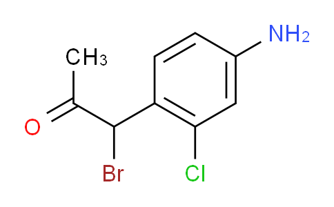 CAS No. 1804399-35-6, 1-(4-Amino-2-chlorophenyl)-1-bromopropan-2-one