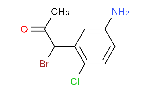 CAS No. 1804202-40-1, 1-(5-Amino-2-chlorophenyl)-1-bromopropan-2-one