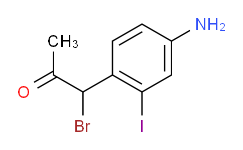 CAS No. 1804502-60-0, 1-(4-Amino-2-iodophenyl)-1-bromopropan-2-one