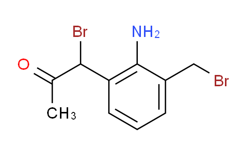 CAS No. 1807047-27-3, 1-(2-Amino-3-(bromomethyl)phenyl)-1-bromopropan-2-one