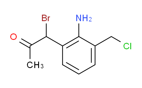 CAS No. 1804204-86-1, 1-(2-Amino-3-(chloromethyl)phenyl)-1-bromopropan-2-one