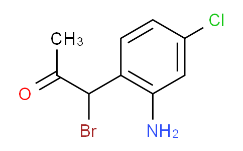 CAS No. 1804399-29-8, 1-(2-Amino-4-chlorophenyl)-1-bromopropan-2-one