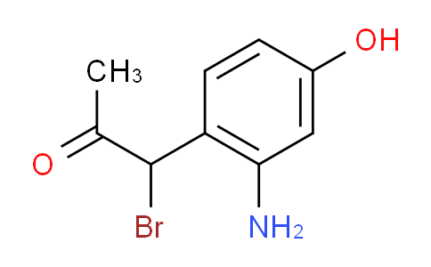CAS No. 1804040-88-7, 1-(2-Amino-4-hydroxyphenyl)-1-bromopropan-2-one