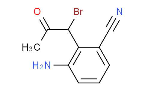 CAS No. 1806568-65-9, 1-(2-Amino-6-cyanophenyl)-1-bromopropan-2-one