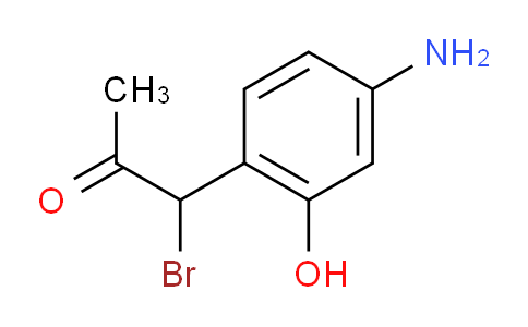 CAS No. 1803863-96-8, 1-(4-Amino-2-hydroxyphenyl)-1-bromopropan-2-one