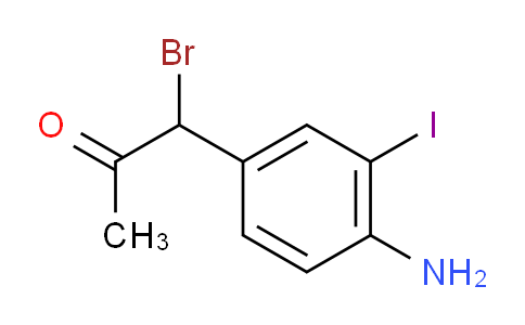 CAS No. 1804502-71-3, 1-(4-Amino-3-iodophenyl)-1-bromopropan-2-one