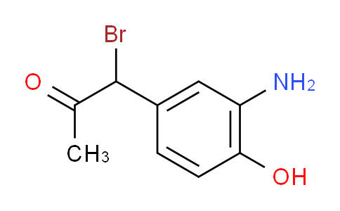 CAS No. 1803879-61-9, 1-(3-Amino-4-hydroxyphenyl)-1-bromopropan-2-one