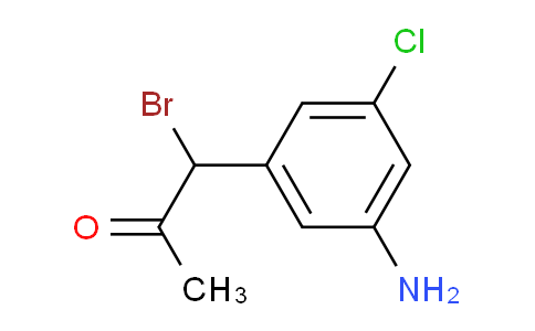 CAS No. 1803799-94-1, 1-(3-Amino-5-chlorophenyl)-1-bromopropan-2-one