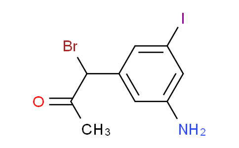 CAS No. 1803798-39-1, 1-(3-Amino-5-iodophenyl)-1-bromopropan-2-one