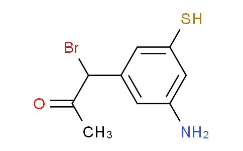 CAS No. 1807060-67-8, 1-(3-Amino-5-mercaptophenyl)-1-bromopropan-2-one