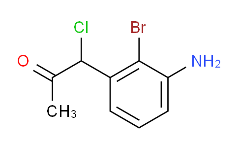 CAS No. 1804201-71-5, 1-(3-Amino-2-bromophenyl)-1-chloropropan-2-one