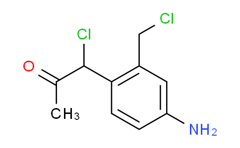 CAS No. 1806294-81-4, 1-(4-Amino-2-(chloromethyl)phenyl)-1-chloropropan-2-one