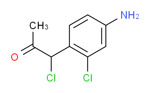 CAS No. 1804399-95-8, 1-(4-Amino-2-chlorophenyl)-1-chloropropan-2-one