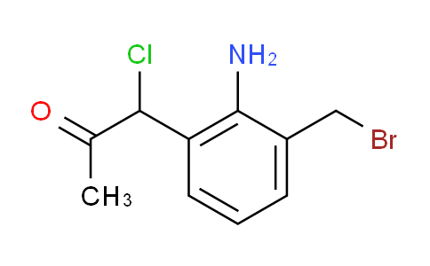 CAS No. 1806312-77-5, 1-(2-Amino-3-(bromomethyl)phenyl)-1-chloropropan-2-one