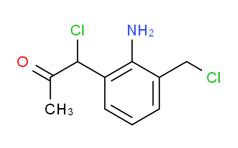 CAS No. 1804204-99-6, 1-(2-Amino-3-(chloromethyl)phenyl)-1-chloropropan-2-one