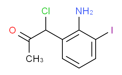 CAS No. 1804503-27-2, 1-(2-Amino-3-iodophenyl)-1-chloropropan-2-one