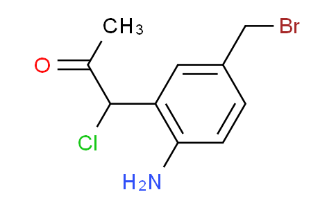 CAS No. 1803794-07-1, 1-(2-Amino-5-(bromomethyl)phenyl)-1-chloropropan-2-one