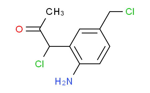 CAS No. 1806294-75-6, 1-(2-Amino-5-(chloromethyl)phenyl)-1-chloropropan-2-one