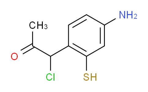 CAS No. 1806403-16-6, 1-(4-Amino-2-mercaptophenyl)-1-chloropropan-2-one