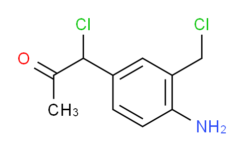 CAS No. 1804205-08-0, 1-(4-Amino-3-(chloromethyl)phenyl)-1-chloropropan-2-one