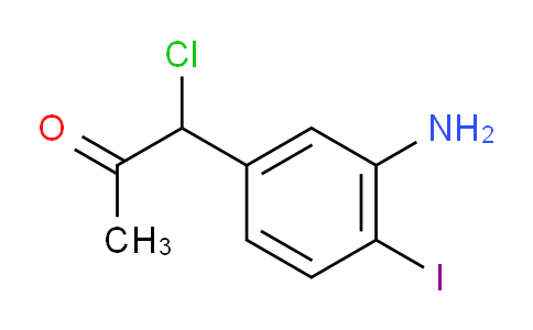 CAS No. 1803857-20-6, 1-(3-Amino-4-iodophenyl)-1-chloropropan-2-one