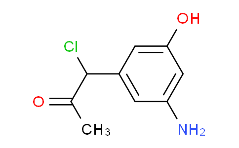 CAS No. 1806434-90-1, 1-(3-Amino-5-hydroxyphenyl)-1-chloropropan-2-one