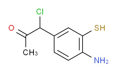 CAS No. 1804504-30-0, 1-(4-Amino-3-mercaptophenyl)-1-chloropropan-2-one