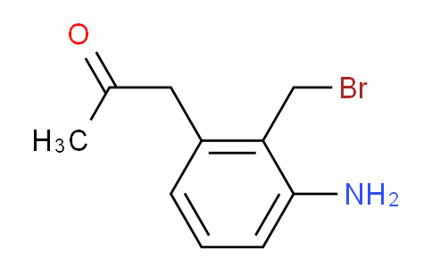 CAS No. 1806401-34-2, 1-(3-Amino-2-(bromomethyl)phenyl)propan-2-one