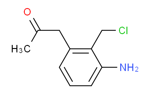CAS No. 1807050-41-4, 1-(3-Amino-2-(chloromethyl)phenyl)propan-2-one