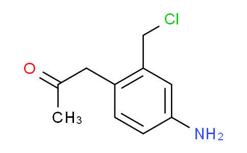 CAS No. 1806525-67-6, 1-(4-Amino-2-(chloromethyl)phenyl)propan-2-one