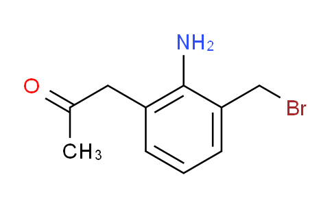 CAS No. 1806294-38-1, 1-(2-Amino-3-(bromomethyl)phenyl)propan-2-one