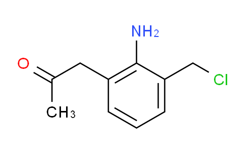 CAS No. 1804400-27-8, 1-(2-Amino-3-(chloromethyl)phenyl)propan-2-one