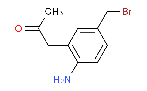 CAS No. 1803800-55-6, 1-(2-Amino-5-(bromomethyl)phenyl)propan-2-one