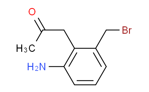 CAS No. 1803864-92-7, 1-(2-Amino-6-(bromomethyl)phenyl)propan-2-one