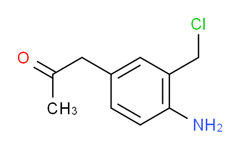 CAS No. 1804042-13-4, 1-(4-Amino-3-(chloromethyl)phenyl)propan-2-one