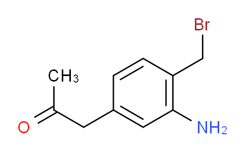 CAS No. 1804218-70-9, 1-(3-Amino-4-(bromomethyl)phenyl)propan-2-one